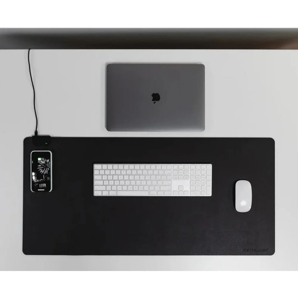 TaskPadBuilt-In Wireless Charger‎ | water-resistant desk mat